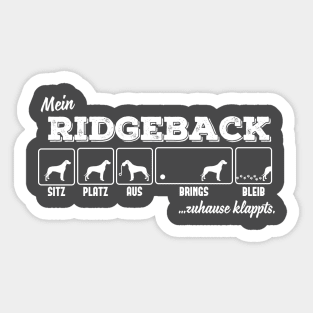 Ridgeback Sticker